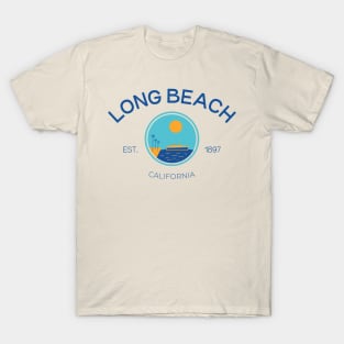 Long Beach City California Print T-Shirt